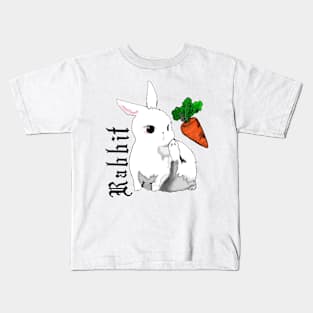 A rabbit and a carrot Kids T-Shirt